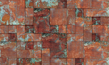 RUSTYBLOCK WPN 523 - Motif panoramic wallpaper by Spaghetti Wall - view 3